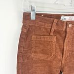 Gap 70s Flare High Rise Corduroy Size 25 Petite Sable Brown Hippie Photo 4