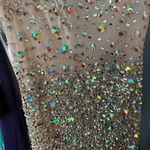 blinged out cheer hoco or event dress Silver Size 8 Photo 3
