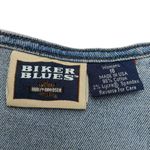 Harley Davidson Vintage Denim Bustier / Biker Jean Corset Tank Top Size 10 Photo 2