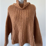 Free People Women's Wool Blend Peach Fuzzy Turtleneck, Sz: Small (b9) Photo 0