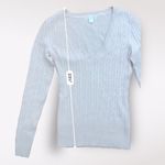 Anthropologie Aphorism Angora Rabbit‎ Hair Cable Knit Sweater Size S Pink Photo 3