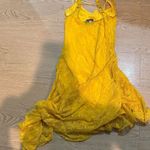 Nara sheer lace mini dress yellow size Xs Sold out on urban o Photo 10
