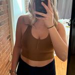 Aerie OFFLINE by cropped brown tank top Photo 2