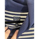 Gap striped cowl neck light weight sweater size medium Photo 4