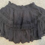American Eagle Outfitters Black Lace Shorts Photo 1
