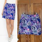 Talbots T By  Everyday Stretch‎ Skort In Spring Blossom Skirt w Shorts - Sz S 💚🎀 Photo 1
