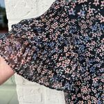 Topshop Ditsy Pleated Floral Mini Dress Photo 4