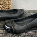 Crocs Black Ballet Flat Slip Slide On Shoes 8 Photo 0