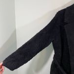 Barefoot Dreams Unisex Black Cozy Chic Teddy Coat Robe Photo 4