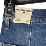 We The Free  People SZ 27 Beacon Slim Crop Jeans Mid-Rise Stretch Pockets Blue Photo 6