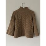 Banana Republic Brown Cavo Flare Sleeve Wool Blend Cable Knit Sweater Size XS Photo 1