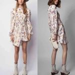 Zadig & Voltaire  Rivage Jac Cut Flowers Silk-Blend Dress Size XS Photo 7