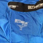 Grey's Anatomy  royal blue Scrub pants, size XXS, drawstring waist Photo 4