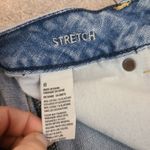 American Eagle  Shorts Size 6 Womens Cuffed Blue Denim Distressed Hem Stretch Photo 4