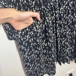 Garnet Hill  Dress Women's Size 8 Floral Black Drop Waist Button Up Pocket Modest Photo 5