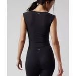 Athleta NWOT  Vita Free Cropped V-Neck Tank in Black Size Medium Photo 1