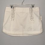 Free People  Runaway Love studded mini skirt stretch cotton 8 NWT Photo 2