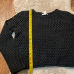 Full Tilt  Sweater Size XL Open Knit Black Tilly's Womens‎ Photo 3