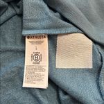 Athleta  Step Forward Short Sleeve Sweatshirt Tee Size Large Blue Soft Modal Photo 4