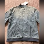 Sandrine Rose Women’s Original Zip Bomber Vermont Denim Full Zip Jacket Sz M NWT Size M Photo 13