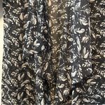 LuLaRoe ⭐️ Black feather print Monroe sheer kimono cardigan with fringe small Photo 3