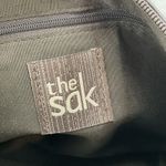 The Sak Stanford Brown Leather Handbag Purse Zippered Top Strap Photo 7