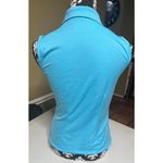 Nike Women's Dri-FIT Victory Sleeveless Golf Polo in glacier blue Photo 2
