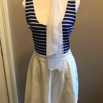 Venus  Fit and Flare Cut Out Dress Royal Blue Winter White Medium Photo 2