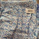 Kenny Dana Palazzo Pants Sanibel Border Peri Women's Size M NWT Beach UPF50 Blue Size M Photo 11