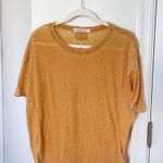 Free People We The Free Mustard Yellow Shirt Photo 0