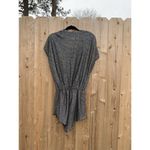 All that jazz ‎ Sparkle Dress Womens Small Glitter Stretchy Vintage Black Silver Photo 4