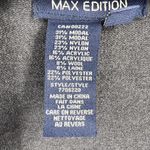 Max edition  Grey Open Front Cardigan Size Large Photo 3