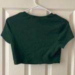 SheIn Basic Green Baby Tee Photo 2