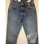 Levi's NWT 501 Original Women's Jeans Size 23 x 30 Straight Leg Distressed Photo 4