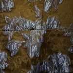 Lulus  Elegant Taste blue and black jacquard long sleeve XS cocktail mini dress Photo 4