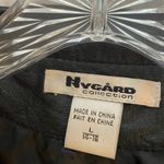 Peter Nygard Nygard Collection Black Leather Jacket sz L Photo 3