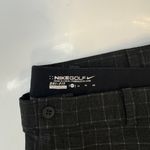 Nike GOLF Men's Plaid Dri-FIT Shorts Size 40 | Performance Chino, Black/Grey Photo 2