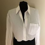 ZARA Classic White Women's Crop Top NWT Photo 2