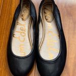 Sam Edelman  Fritz Black Leather Ballet Flats Photo 0