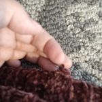 VERO MODA  Deep Burgundy Vmfoster Bew Chenille Open Cardigan Size Medium Photo 6