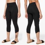 Lululemon Ebb To Street Crop 21"Black Photo 1