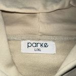 PARKE Tonal Embriodered Cream Hoodie Photo 2