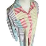 Chic Me  women’s shirt dress collared full button front size large Photo 5