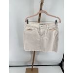 Vineyard Vines White Denim Raw Hem Skirt Women’s Size 10 92% Cotton Photo 8