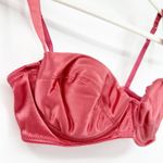 Victoria's Secret VS Gold Label Vintage Pinup Satin Underwire Balconette Bra 34B Photo 1