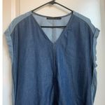 ALLSAINTS Kinney Dress Blue Chambray‎ Denim Size 6 Photo 2