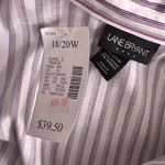 Lane Bryant Lane‎ Bryant Womens Button Down Shirt Size 18 Or 20 Striped Business Office Work Photo 8