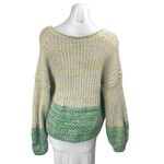 Urban Outfitters  Kimchi Blue Space Station Cream Green Chunky Knit Sweater Top M Photo 1