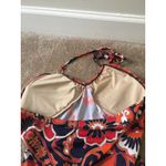 Victoria's Secret Women's Floral Print Swim Halter Top with Tie Neck Size Large Photo 8