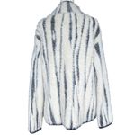 Anthropologie  Cindy Eyelash Zebra 1/2 Zip Pullover Sz‎ S Photo 4